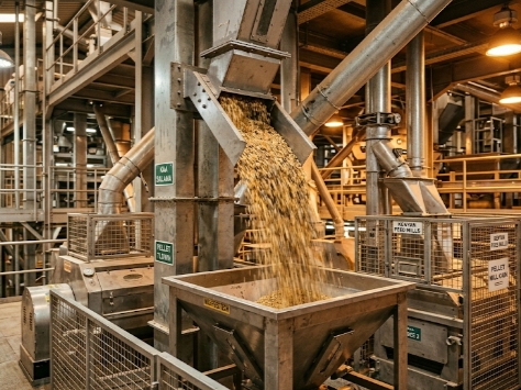 Custom feed mixing at Highland Harvest Foods
